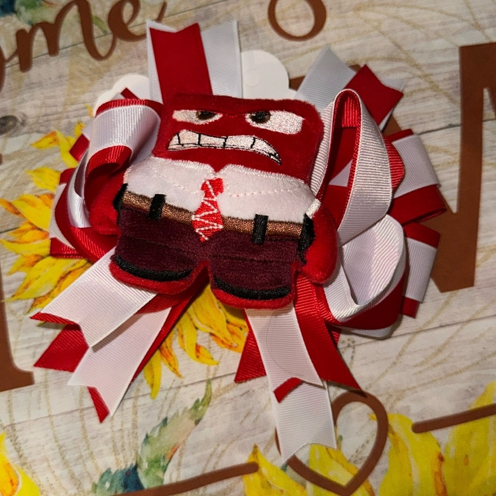 ๐ก- New - Inside out Angry hair bowโ
